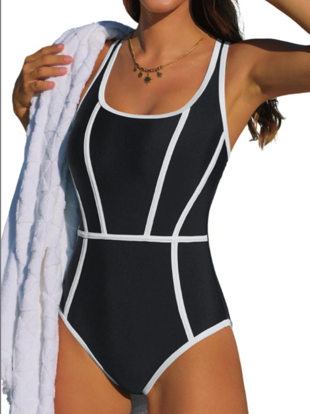 Women's Tummy Control One Piece Swimsuit